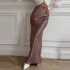 Women Fashion Jacquard Leopard Print Skirt